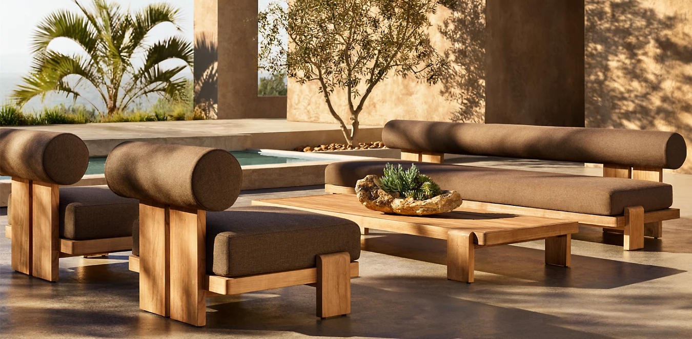 Luxury Vigo Teaks Outdoor Sofa Set For Commercial Lounges price